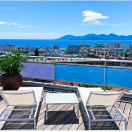 Penthouse 100m2 Avec 2 Et Terrasse 80m2 * Канны